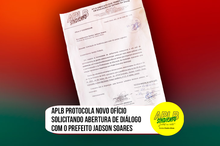 APLB protocola novo ofício solicitando abertura de ...
