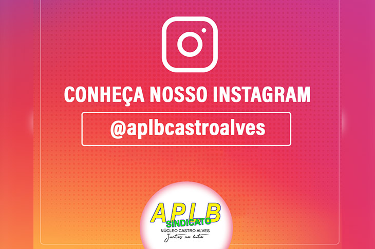 Novidade: estamos no Instagram